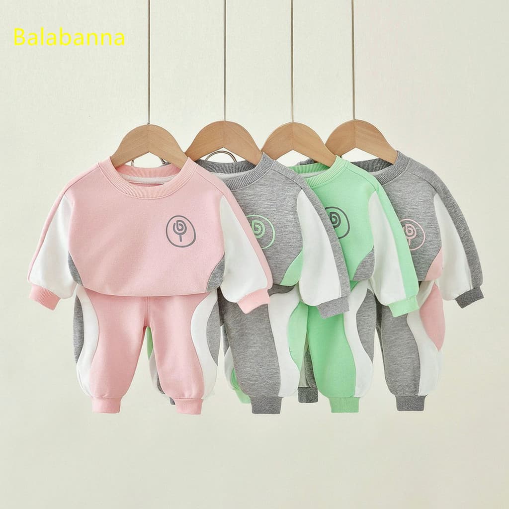 2025 primavera novo estilo terno do bebê infantil versão coreana esportes médio pequeno crianças moletom roupas esportiv