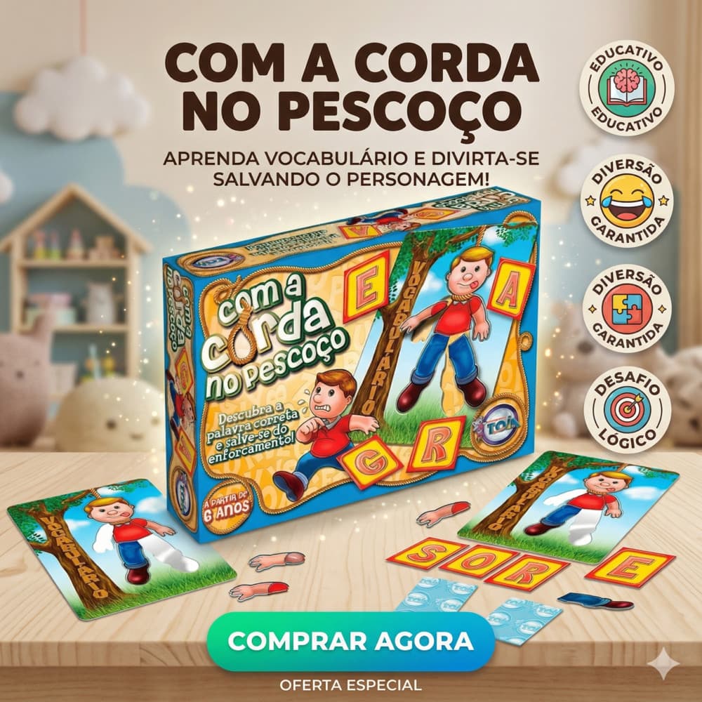 Jogo Educativo Com A Corda No Pescoço Infantil