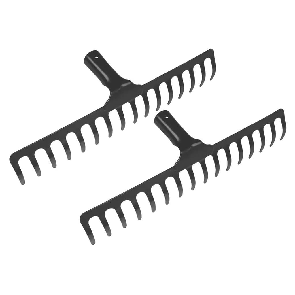 2 Ancinhos de Metal Rastelo com 16 Dentes 77101/164 Sem Cabo Tramontina