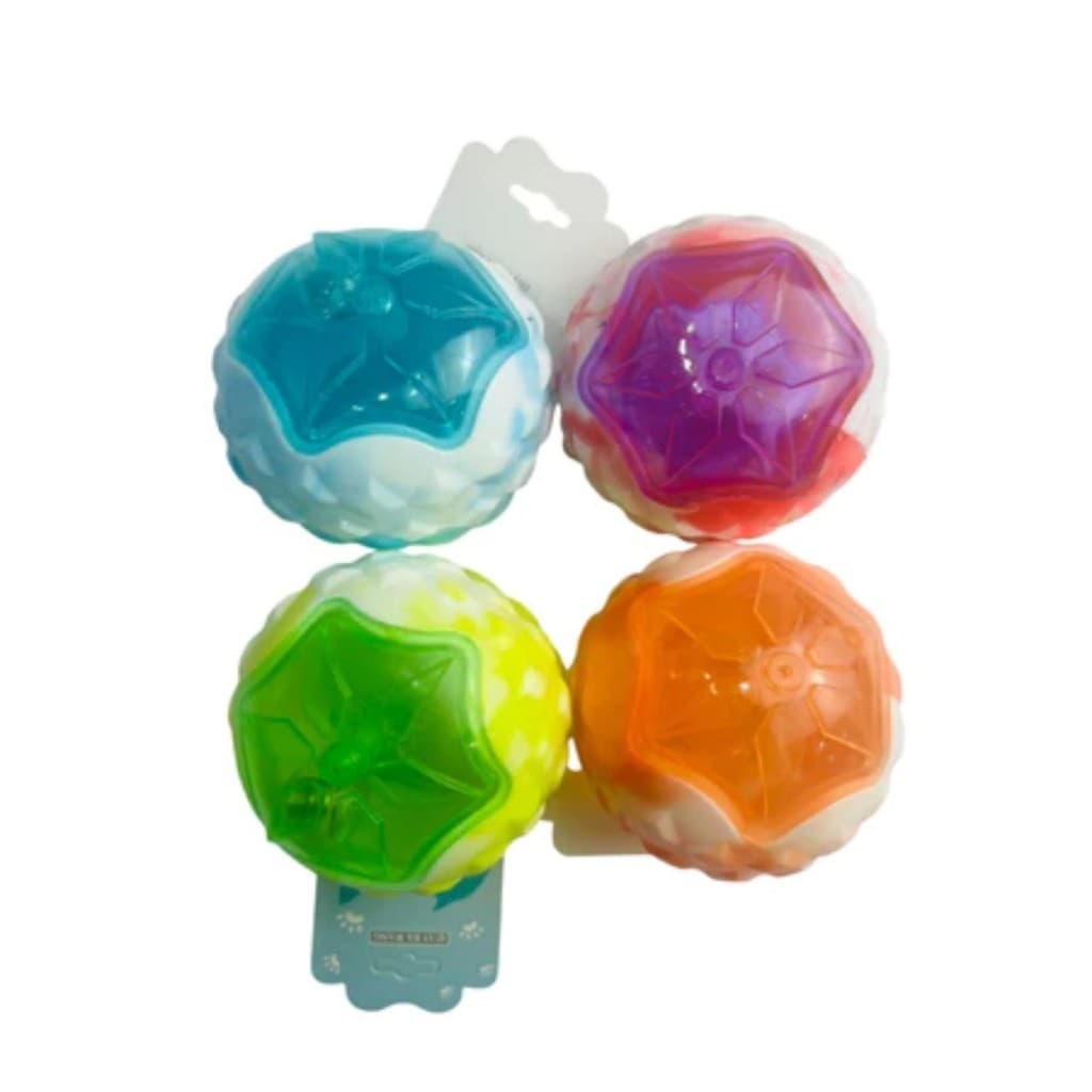 Bola de Brinquedo Luminosa para Cães - Mordedor Resistente com Luz LED
