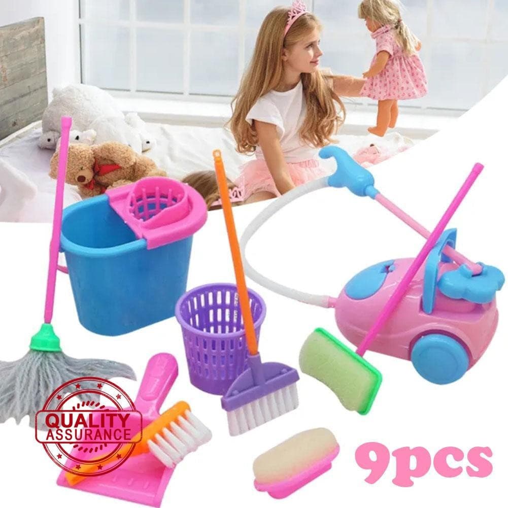 Conjunto de Brinquedos Educativos para Meninos, Mini Ferramentas de Limpeza P4a1 VNYG