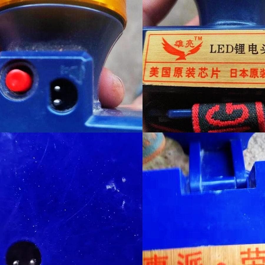 Carregador de farol dedicado Semi-Oval em forma de D diamante vermelho Changyuan Huipai Hyun Youxiong olho brilhante Vol