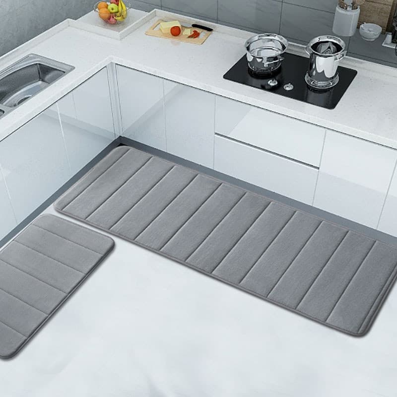Tapete longo de cozinha, antiderrapante, à prova d'água, à prova de óleo, porta doméstica, quarto, entrada, pé, banheiro