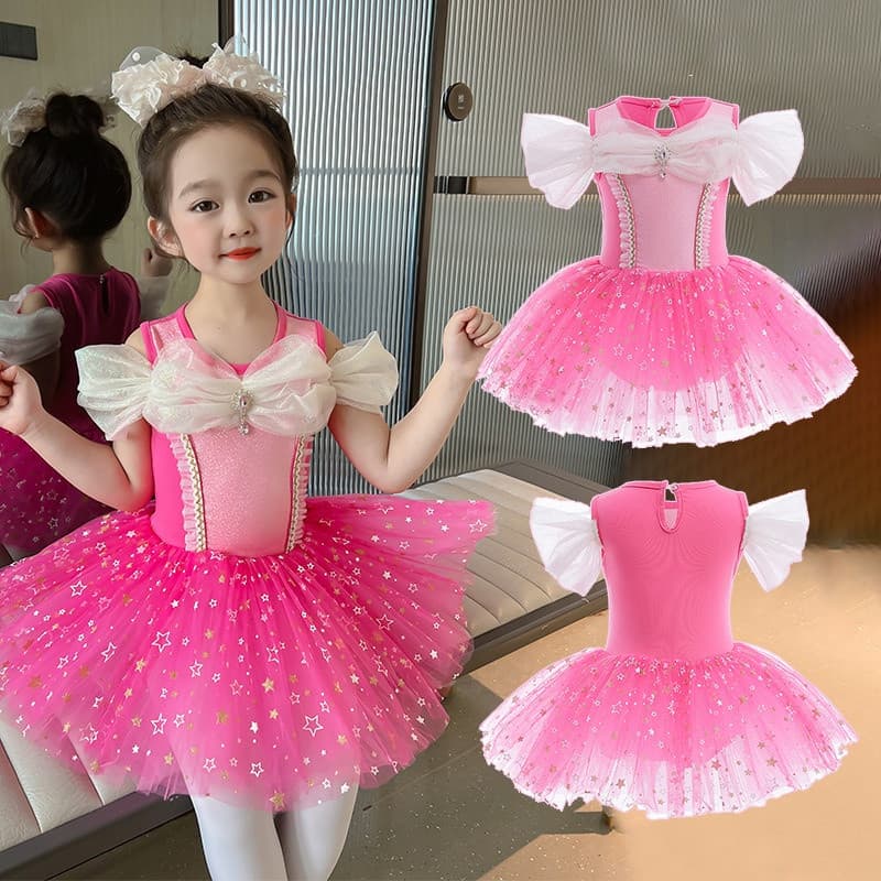 Vestido De Dança Para Meninas ins Prático Estilo Princesa Bonito Bebê Tutu Gaze De Verão Chinês