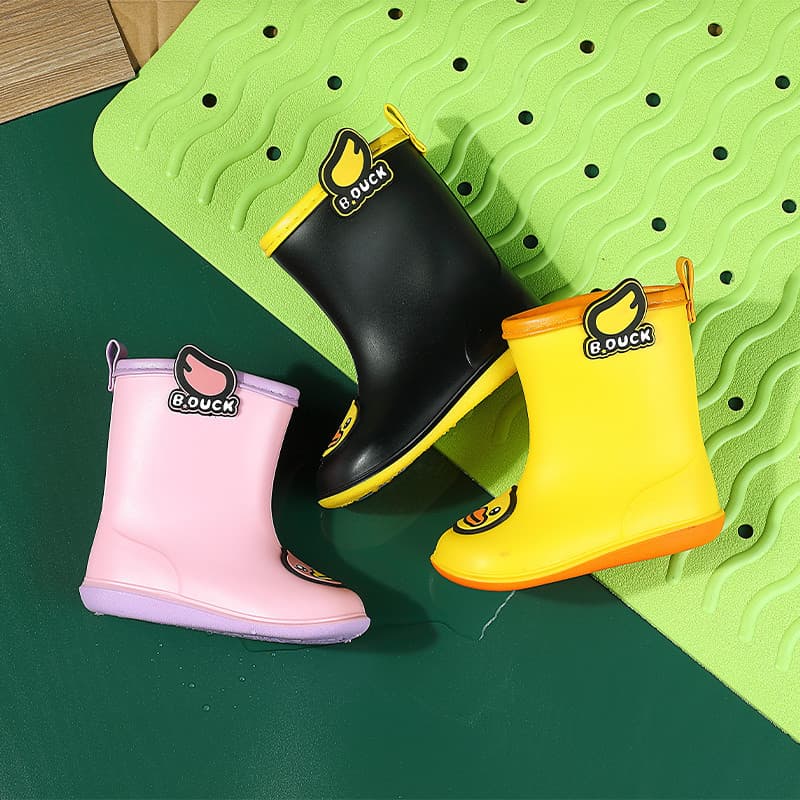 B.Duck Little Yellow Duck Sapatos infantis Four Seasons Botas de chuva infantis 18-30 Tamanho B2295955 BBB2295953