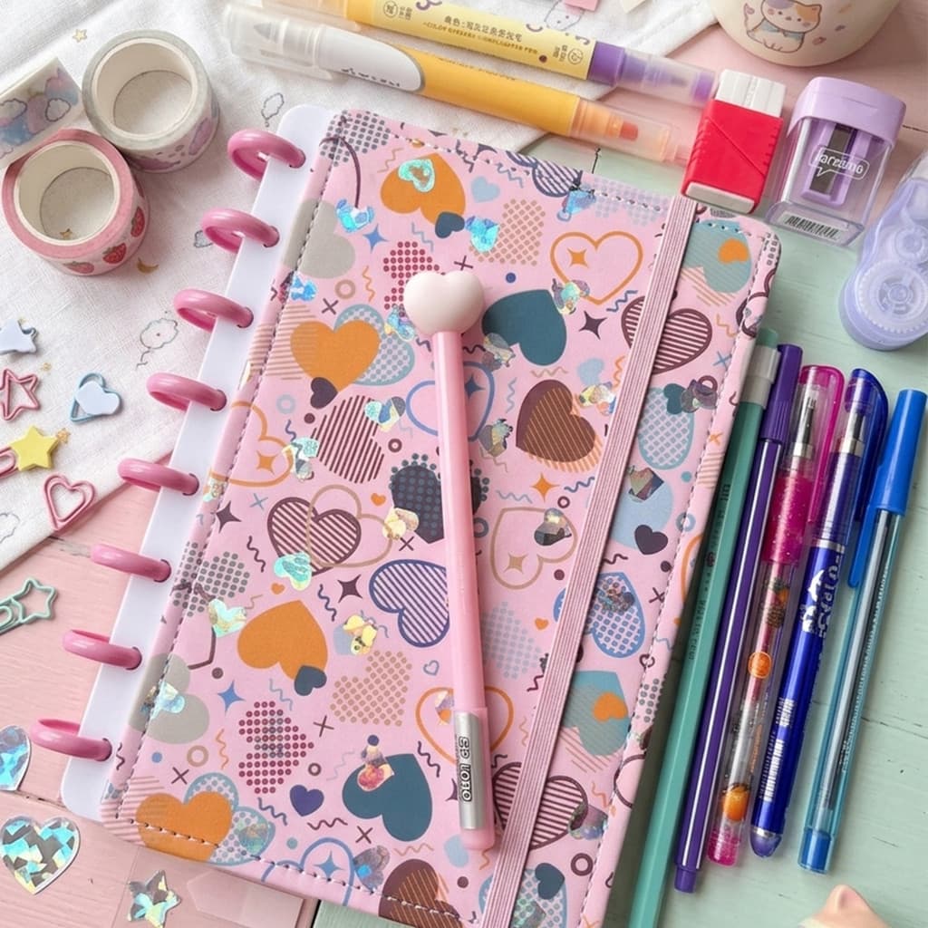 Box Kit 13 Itens Papelaria Criativa Presente Luxo Fofa Com Itens Diversos Kawaii Importados China