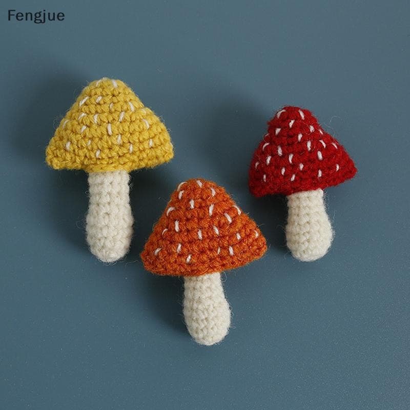 Fengjue Emblema Botânico Dos Desenhos Animados Malha Cogumelo Broche Tridimensional Pino Criativo Jóias Presente BR