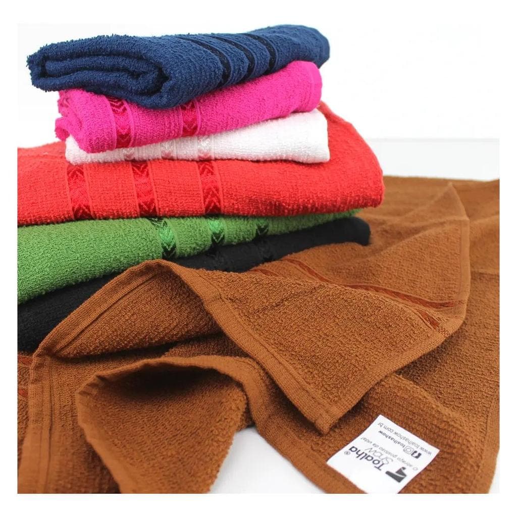 Toalha de Banho Grande 70cm x 140cm – Secagem 6x Rápida e Maciez