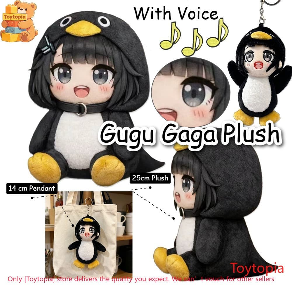Novo Gugu Gaga Pinguim De Pelúcia Pingente Jogos Boneca Plushie Macio Brinquedos Travesseiro Para Crianças Aniversário