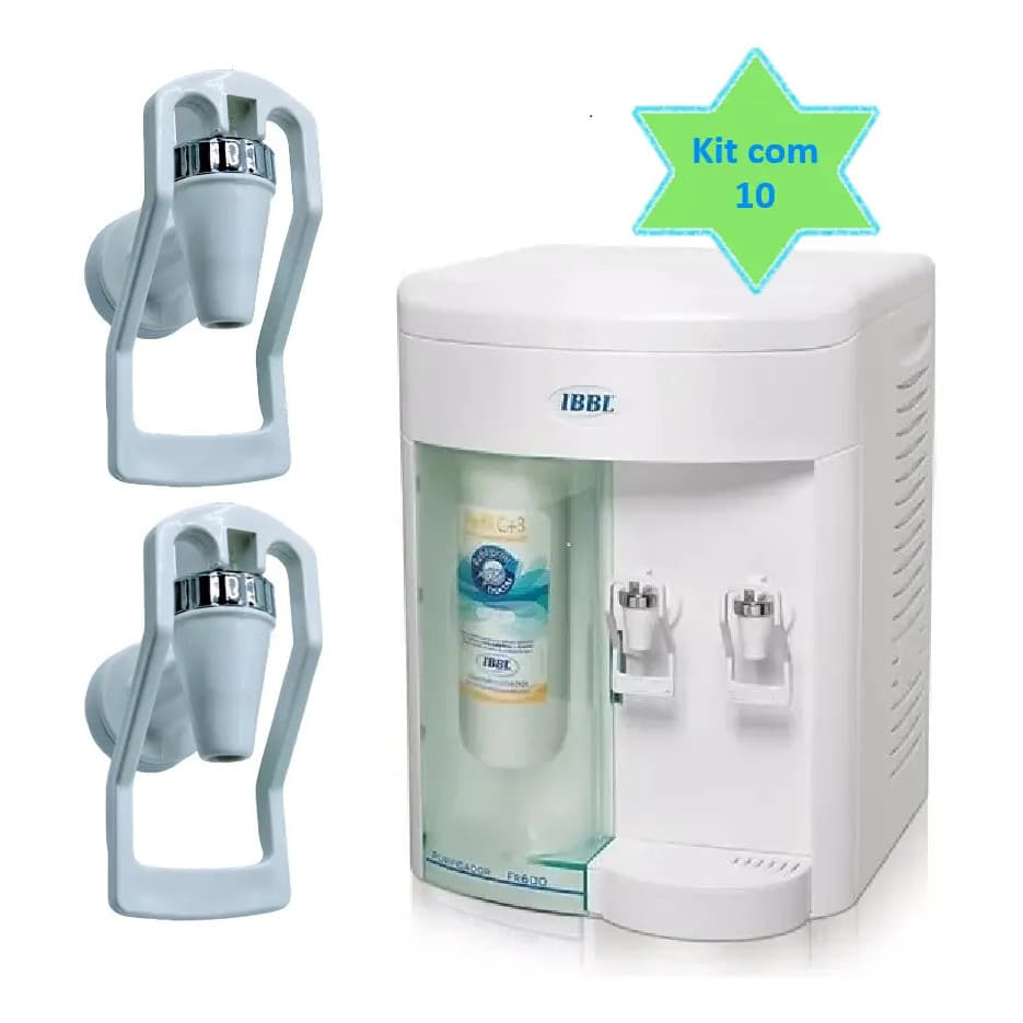 Kit 10 Torneiras Para Purificador Compativeis Ibbl Fr600