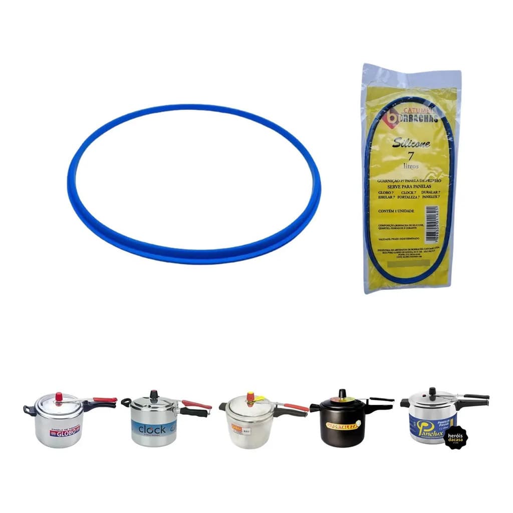 Borracha Silicone Para Panela De Pressão 7 Litros