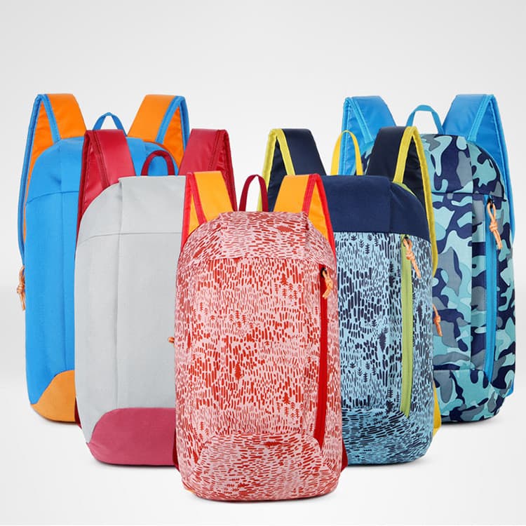 Flor ao ar livre esportes pequena mochila leve saco de viagem lazer mochila de viagem Tutorial saco crianças estudante s