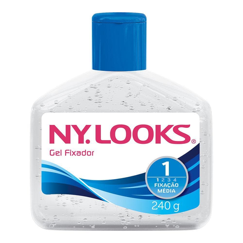 Gel Fixador Ny Looks 1 Fixação Média 240g