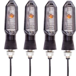 Kit Piscas Moto Seta Para Moto Universal Parafuso Led Fazer Cb300 Cb Hornet Xj6 Next Fan Titan Xre Lander Falcon