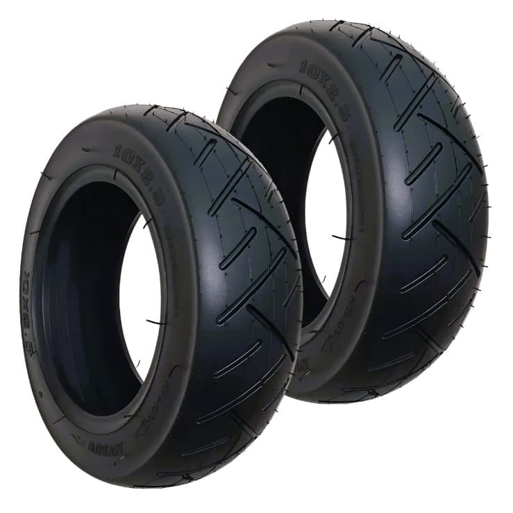 KT COM  2 Pneu Boartyre 2 x 10 x 2.5 0 Para Patinete Elétrico - Preto