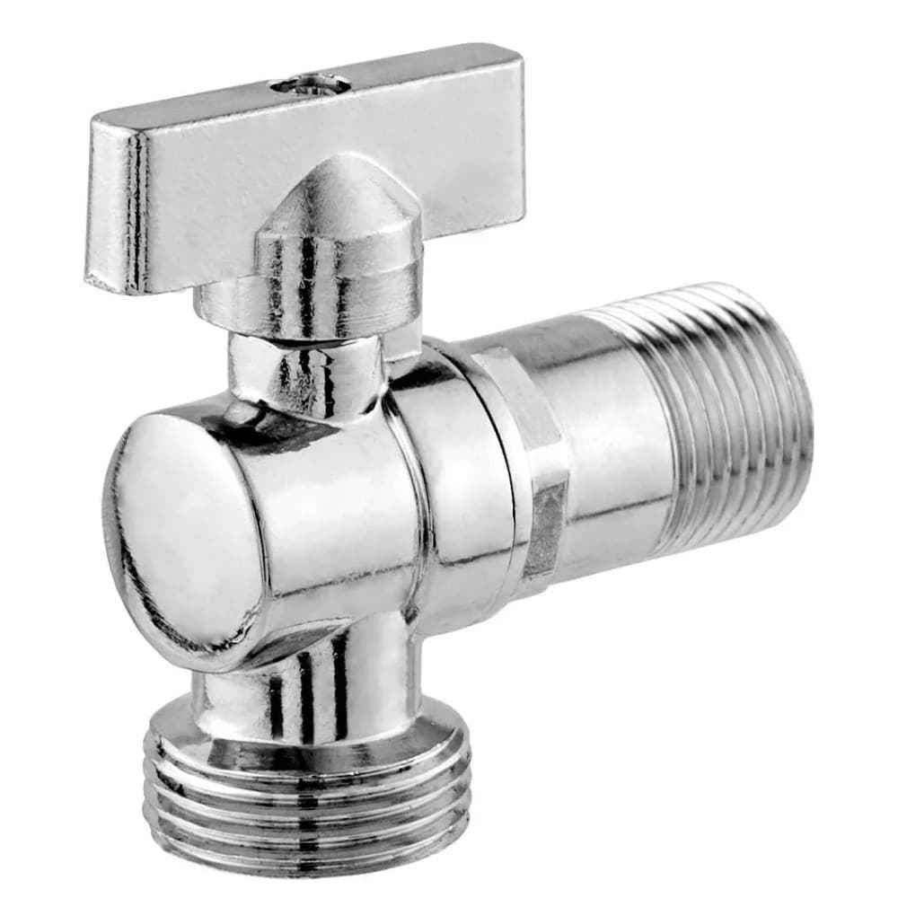 Registro Esfera Torneira Maquina Lavar 100% Metal 1/2
