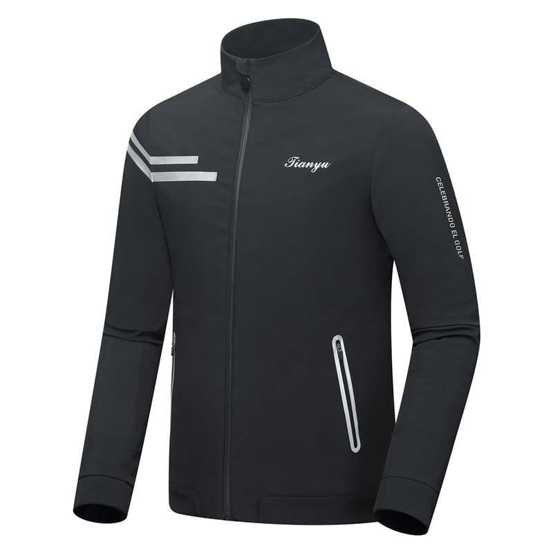Novo outono inverno roupas de golfe jaqueta masculina à prova de vento impermeável leve jaqueta de golfe