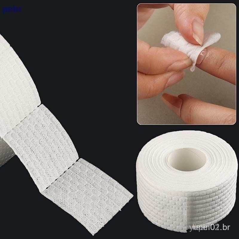 500/1000 Unidades Rolo Profissional Sem Fiapos Removedor De Esmalte Em Gel Para Arte Unhas Almofada De Algodão Li