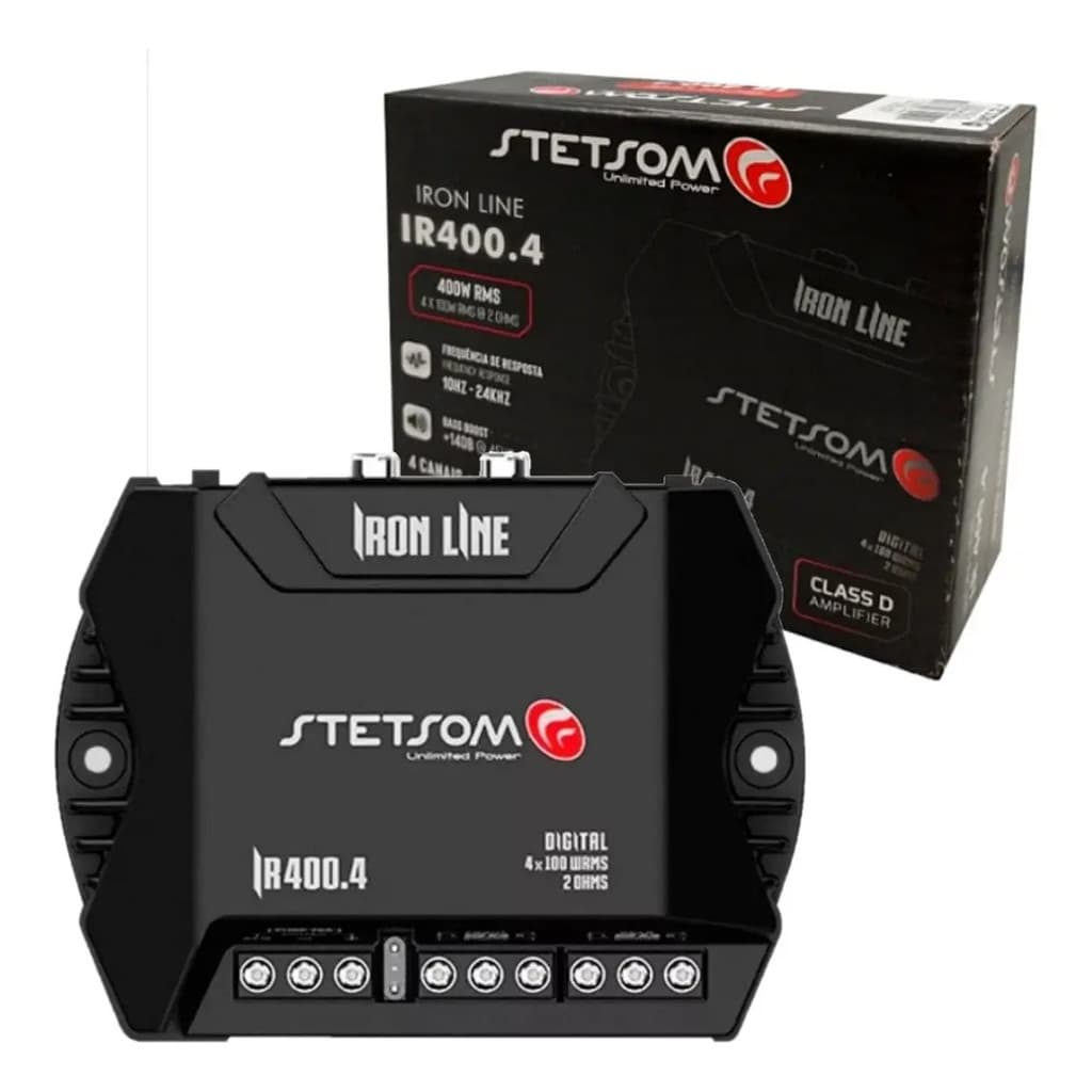 Módulo Stetsom Ir 400.4 4 Canais 400 W Rms Digital