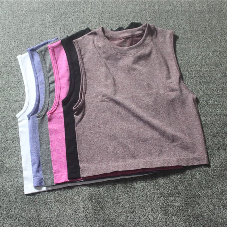 Yoga Top feminino apertado roupas de fitness correndo roupas de fitness esportes yoga colete