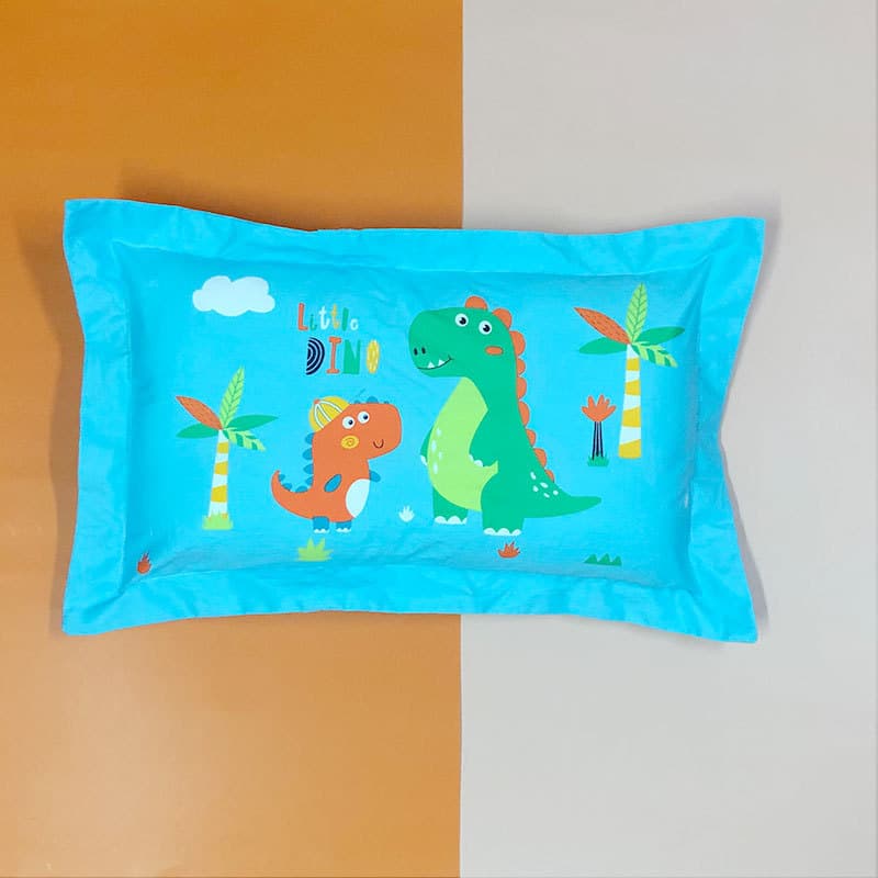 Crianças jardim de infância algodão fronha 30*50 masculino feminino bebê dos desenhos animados dinossauro carro travesse