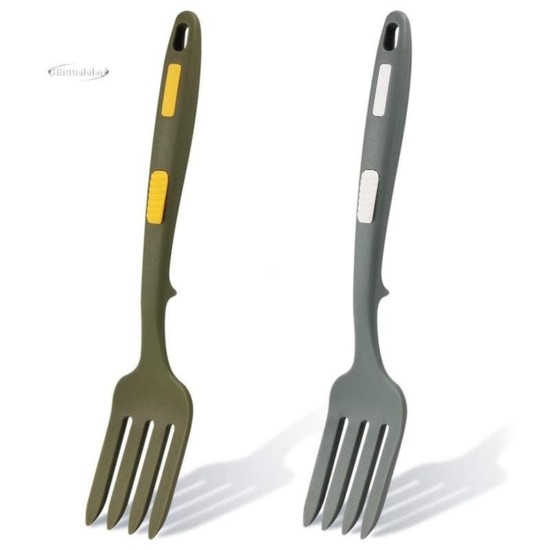 2 Peças Garfos Flexíveis De Silicone Garfo De Cozinha Resistente Ao Calor Para Cozinhar