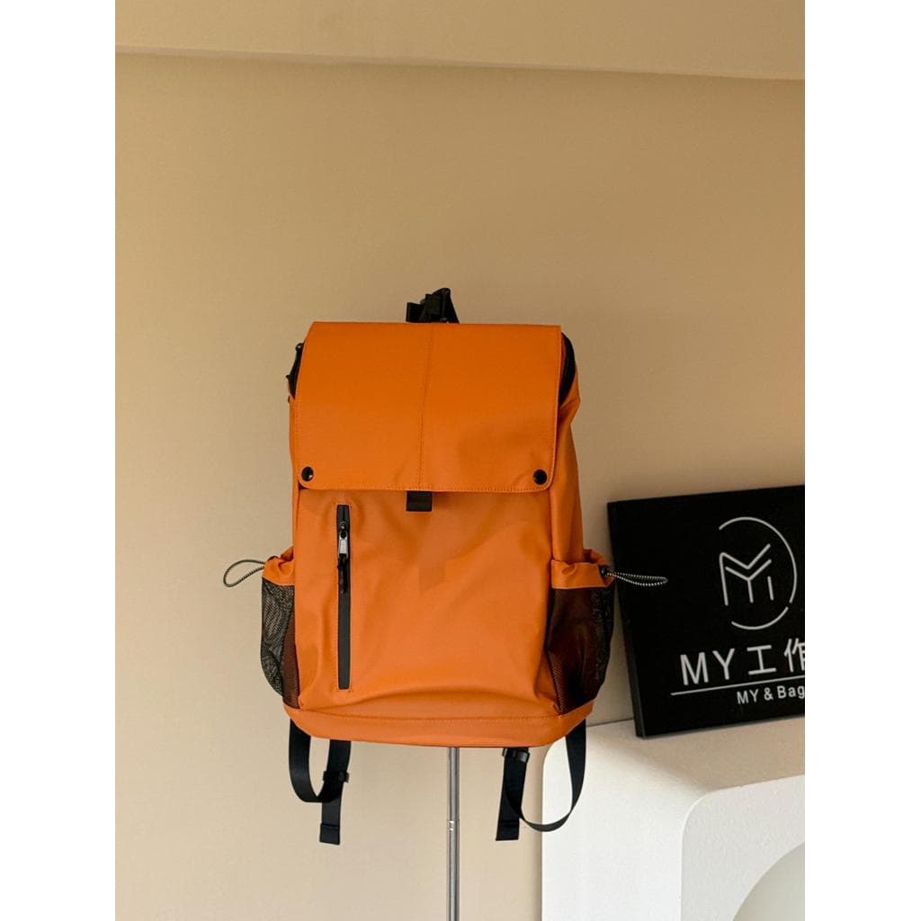 MY Mochila de grande capacidade estilo unissex à prova d'água para corrida em casa mochila com vários bolsos para viagem