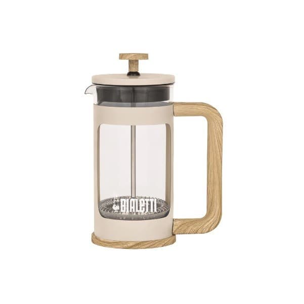 Cafeteira Prensa Francesa Woody Bege 350ml - Bialetti