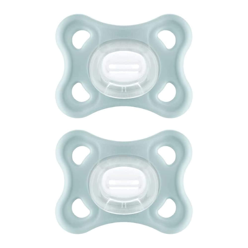 Kit com 2 Chupetas Neutras MAM Comfort 0-6 Meses
