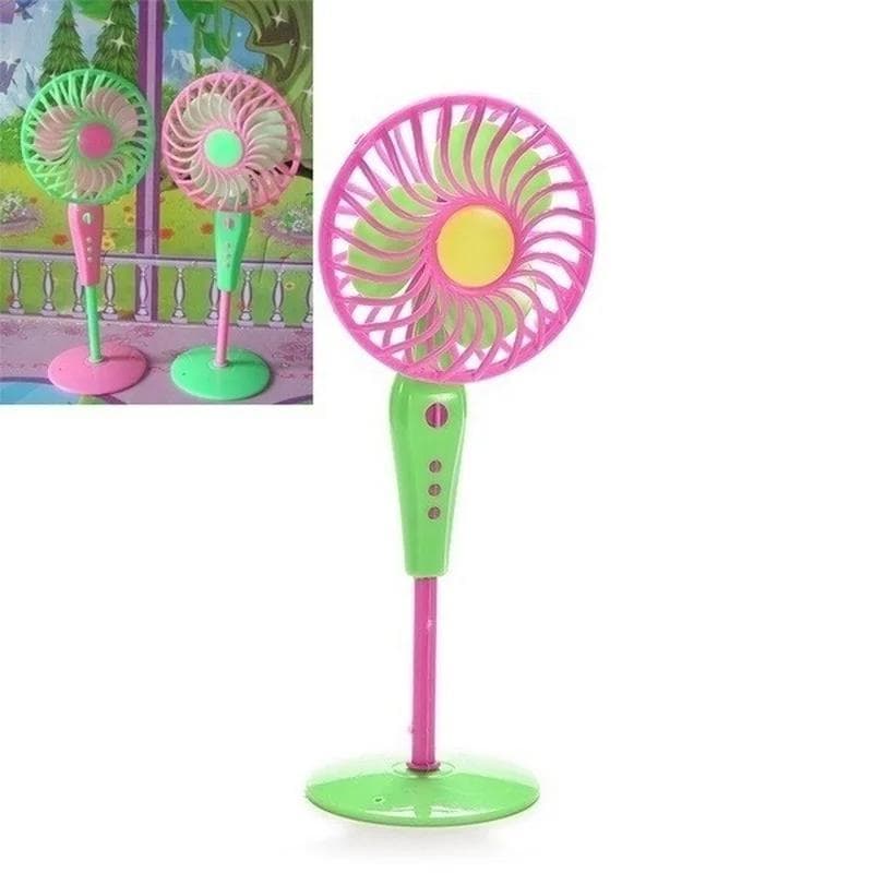 Mini Ventilador Brinquedos Para Bonecas Crianças Acessórios De Móveis Casa De Cor Aleatória Mais Vendida