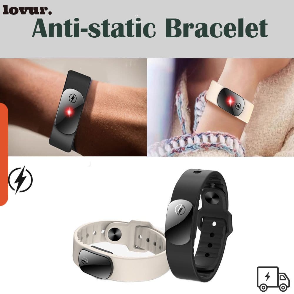 Pulseira Antiestática LOVUR , Eliminador Estático De Corpo Humano Sem Fio M12-SE , Removedor De Eletricidade Estática De