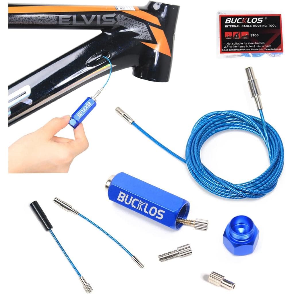 Kit de Ferramentas para Roteamento Interno de Cabos de Bicicleta BUCKLOS, Compatível com Cabos de 4-5,5mm, Mangueira Hid