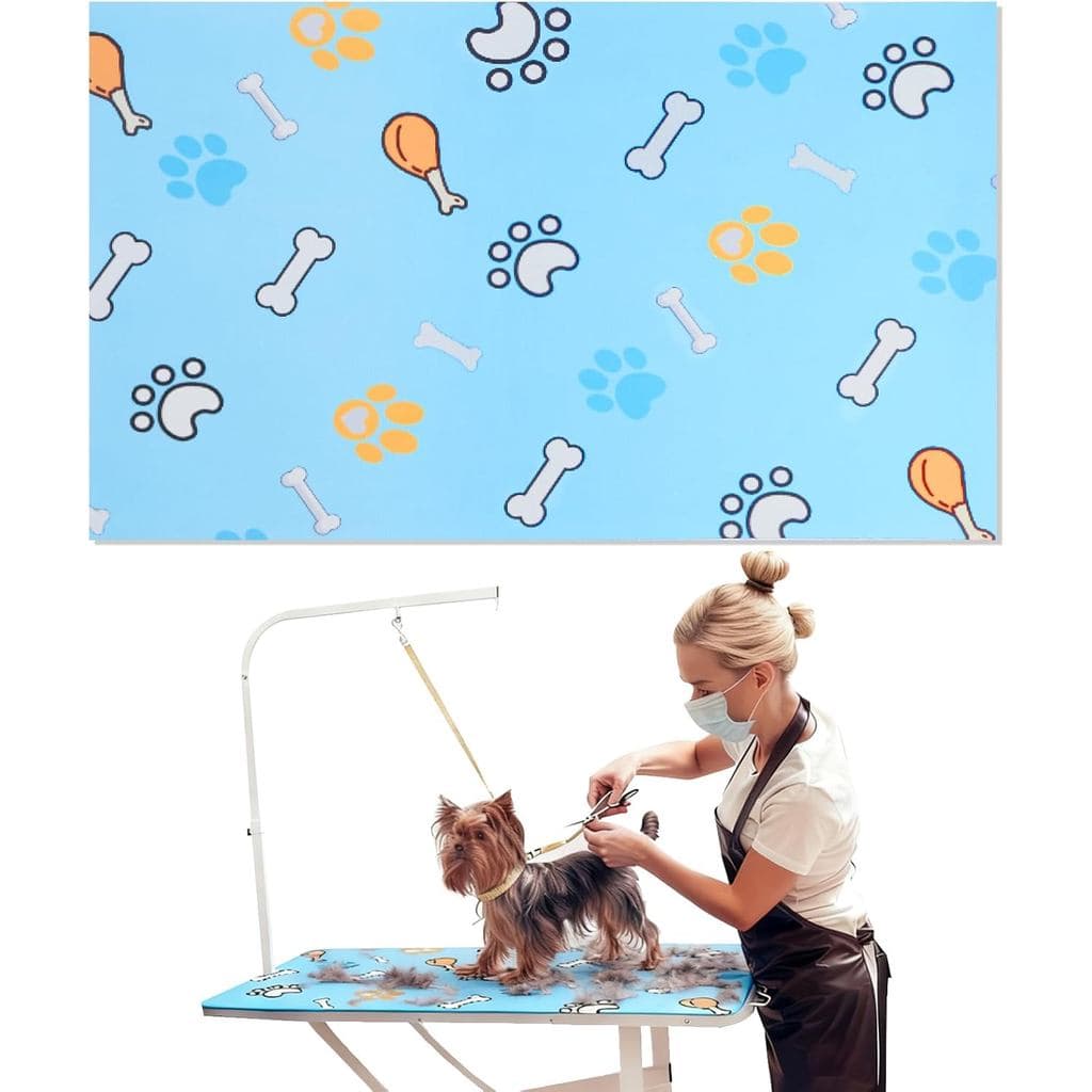 Tapete Antiderrapante para Mesa de Tosa de Cães - 23,62 x 15,75 Polegadas, Tapete para Mesa de Tosa de Animais de Estima