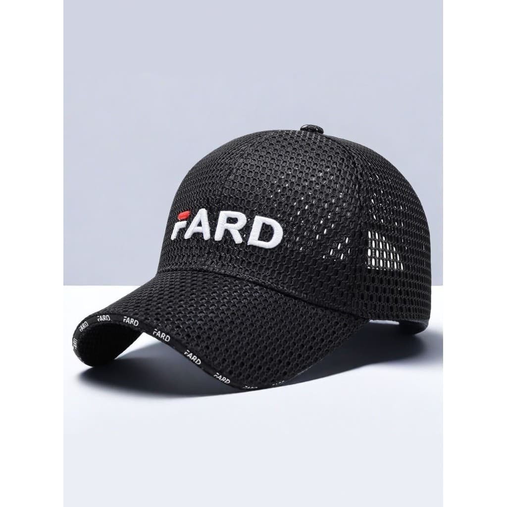 Verão versão coreana esportes lazer chapéu de beisebol protetor solar masculino malha respirável boné de pico rosto femi