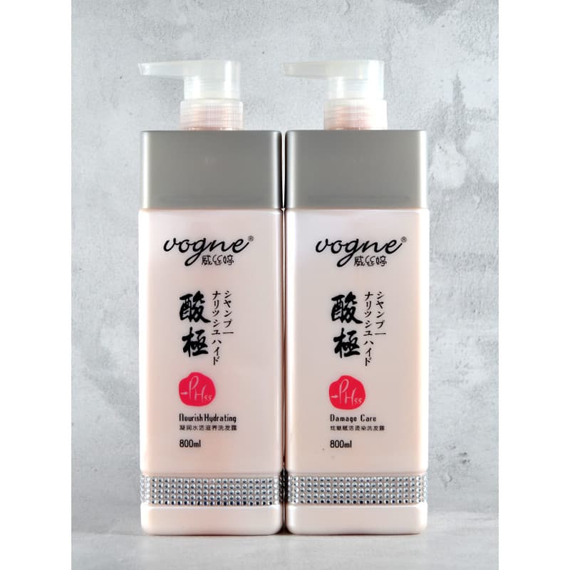 Qin Ye Wei Si Ting Ácido Shampoo Suavizante Desengordurante Anticaspa Shampoo Hidratante Creme Nutritivo Condicionador S