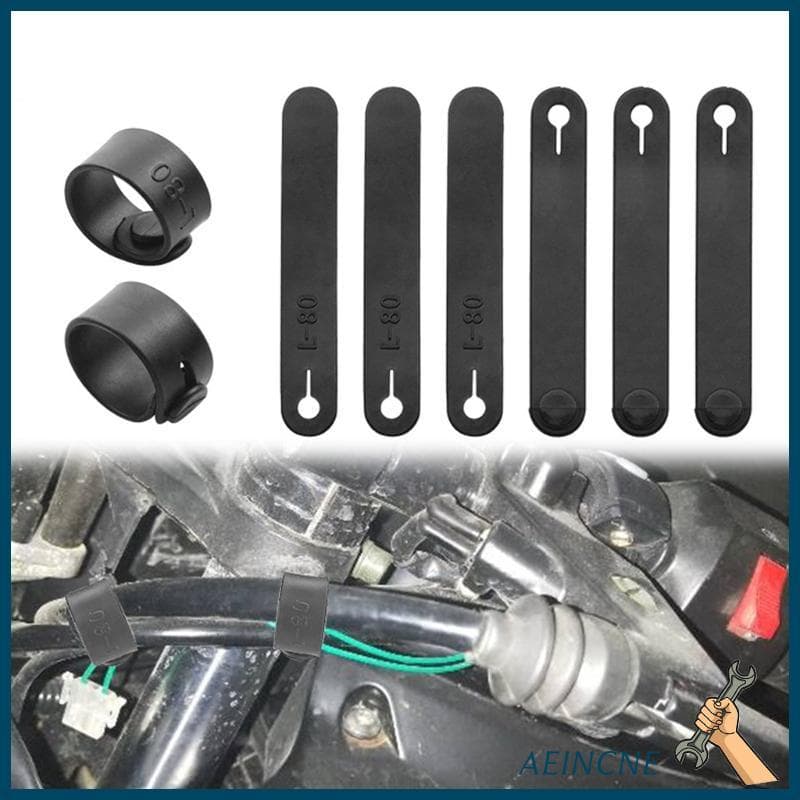 Abraçadeiras Borracha Para Motocicleta AEIN Travamento Automático, Resistentes Calor, À Prova D Linhas