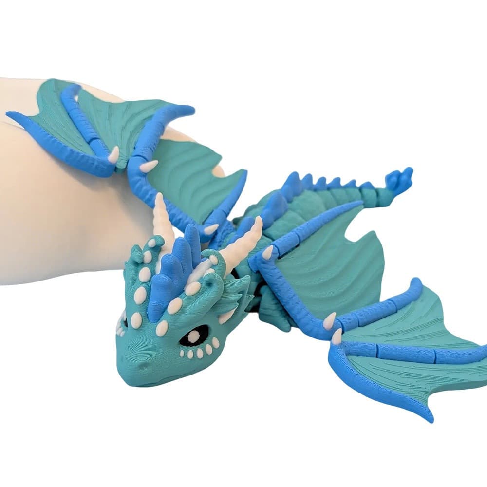 Brinquedos De Dragão Impressos Em 3D-Articulações Móveis Brinquedo Articulado Flexível Para Desktop Decoração Criativa D