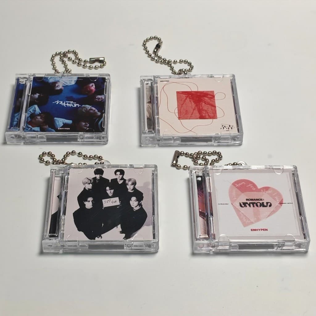 ENHYPEN Mini Álbum Chaveiro Bolsa Charme Engen CD Com NFC Romance : Não Vendido