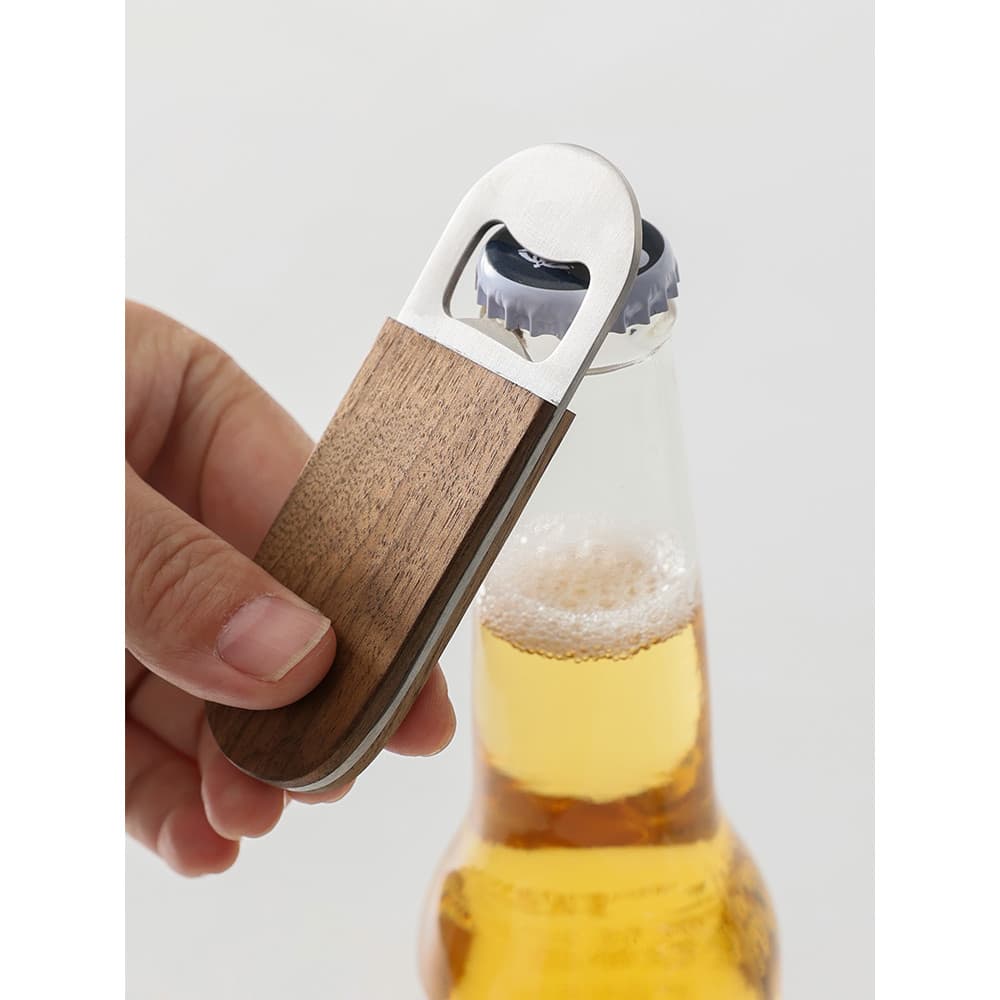 Vv Xiaomarujia japão importado magnético geladeira adesivos cerveja saca-rolhas abridor de vinho nogueira preta saca-rol