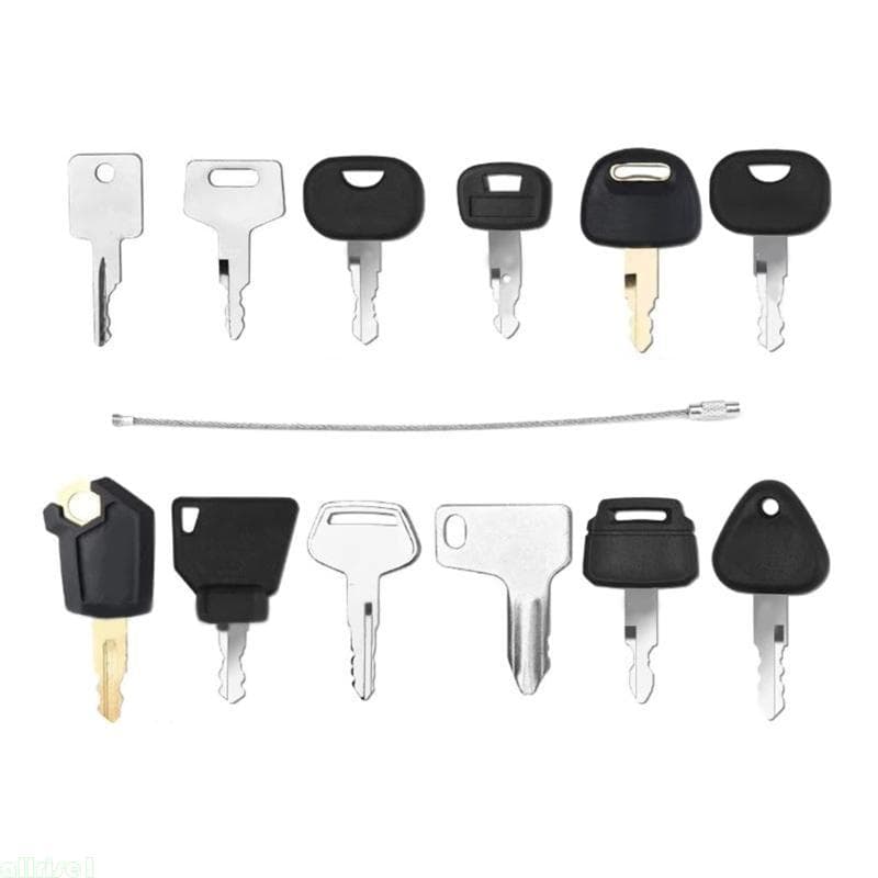 Chave Ignição Para Equipamentos, Máquinas, 12 Peças