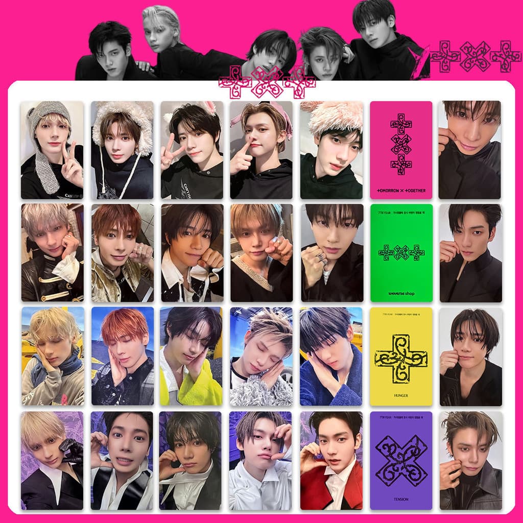 Kpop Idol TXT 7o Ano : Um Momento De Natureza Morta Nos Espinhos Cartões Fotográficos
