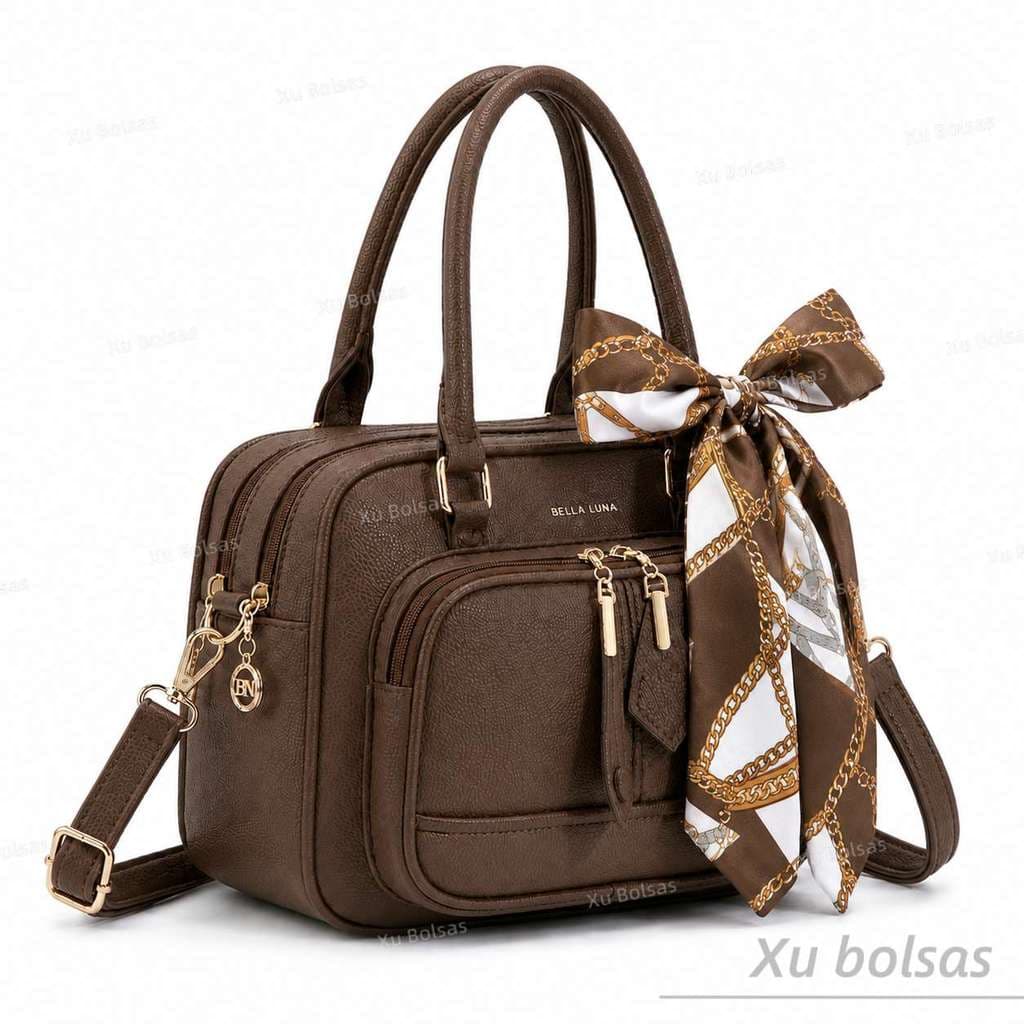 Bolsas Feminina Com Lencinho Alça Lateral Transversal Faixa De Mão De Couro DEC6185#