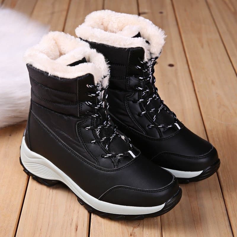 2026 Botas Femininas Leves E Grossas De Inverno Quentes De Lã Alta Para Neve