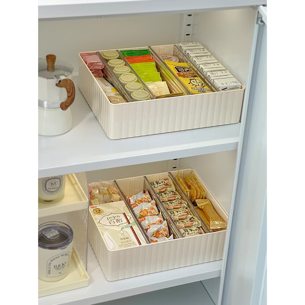 Cesta de armazenamento de lanche saco de chá cápsula de café gabinete arrumado ferramenta útil compartimento embutido ca