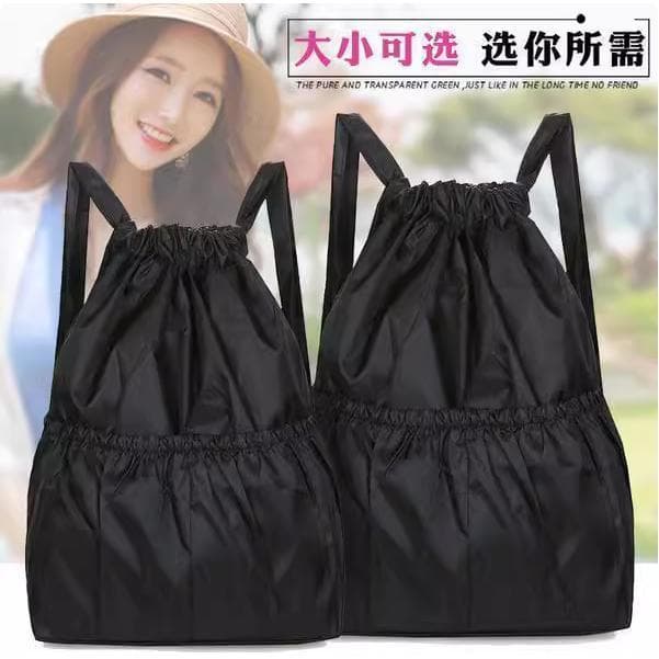Bolso de cordão de náilon leve saco de viagem Casual feminino mochila esportes ao ar livre saco mamãe grande capacidade
