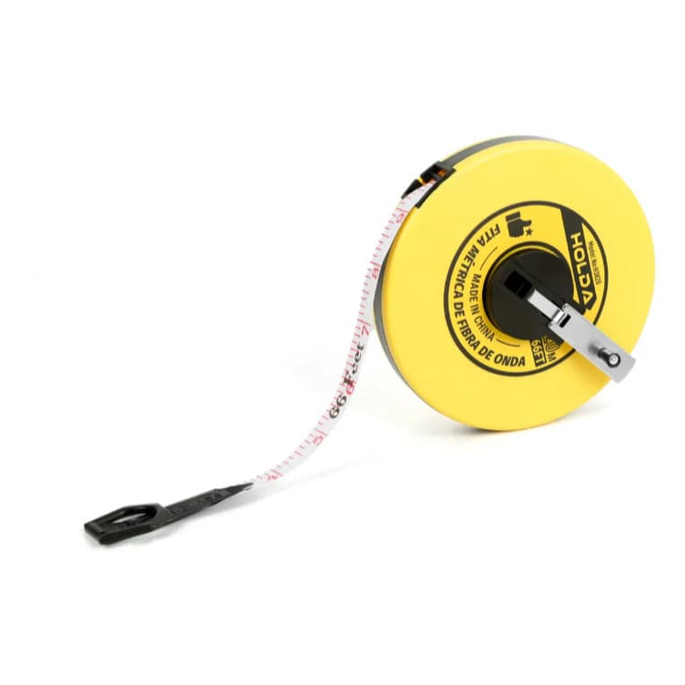 Trena 20 Metros Fibra de Vidro Profissional Fita Métrica Longa