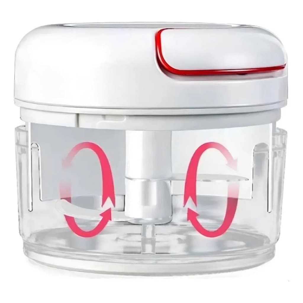 Triturador De Alimentos Manual Mini Processador Temperos