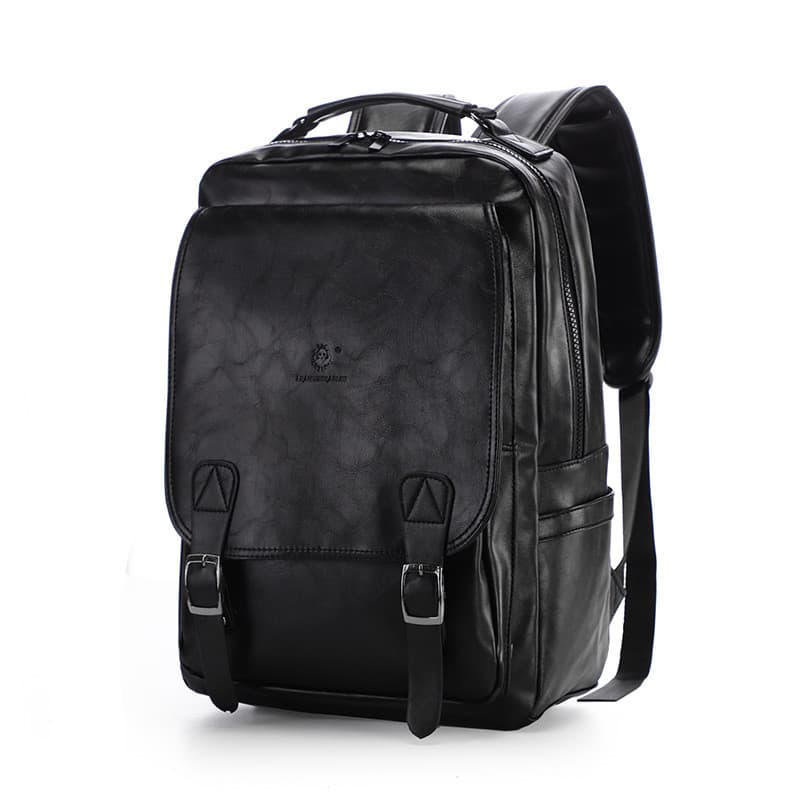 2026 Mochila masculina de venda quente USB Bolsa de computador de negócios de grande capacidade Retro Casual Mochila de