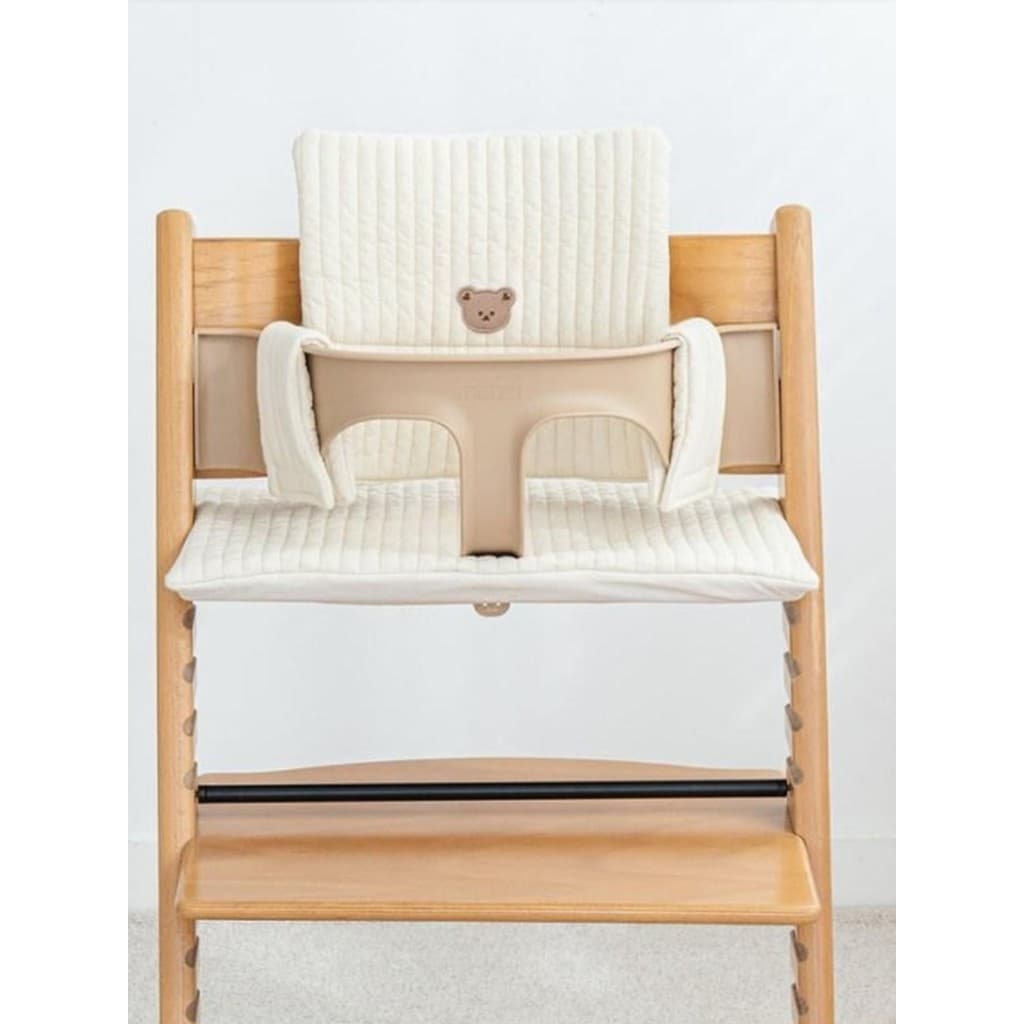 Almofada para cadeira de jantar coreana, almofada para cadeira de crescimento do bebê, espessada, antiderrapante, cadeir