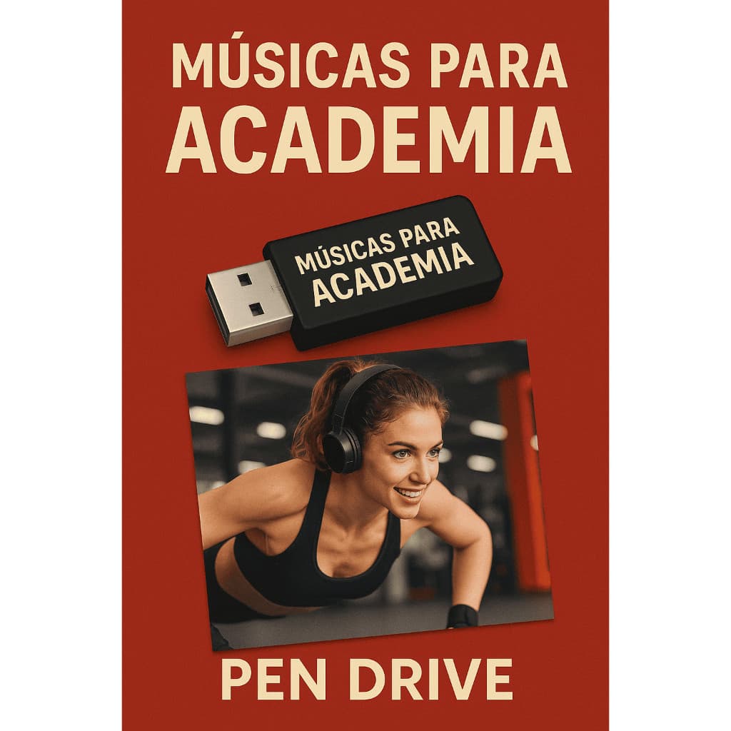 PEN Drive Personalizado PARA MALHAR / ACADEMIA  CORRER